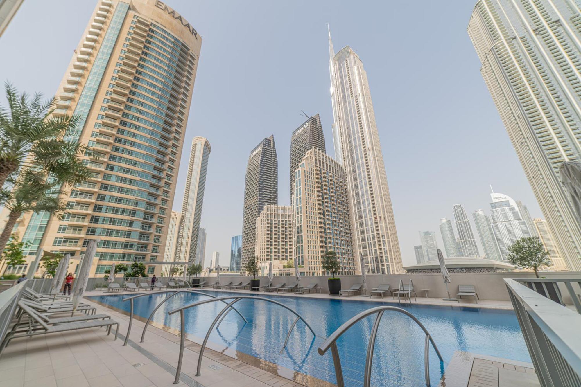First Class 2Br With Full Dubai Boulevard View Екстер'єр фото