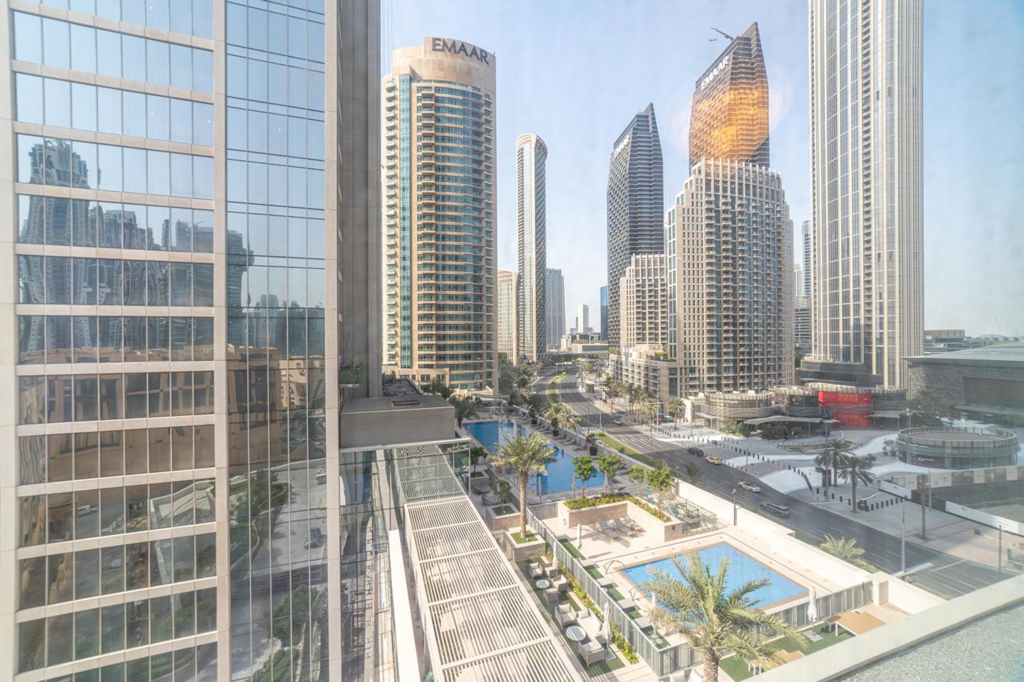 First Class 2Br With Full Dubai Boulevard View Екстер'єр фото