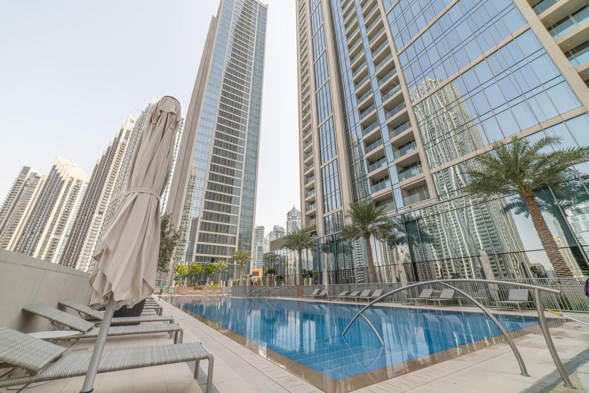 First Class 2Br With Full Dubai Boulevard View Екстер'єр фото